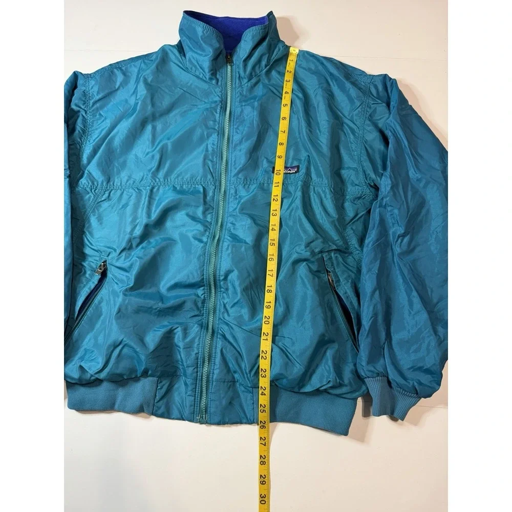 Vintage Patagonia Fleece Lined Bomber Jacket Size Large Full Zip USA Made